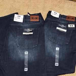 Joseph Abboud Men's Deep Blue Relaxed Jeans